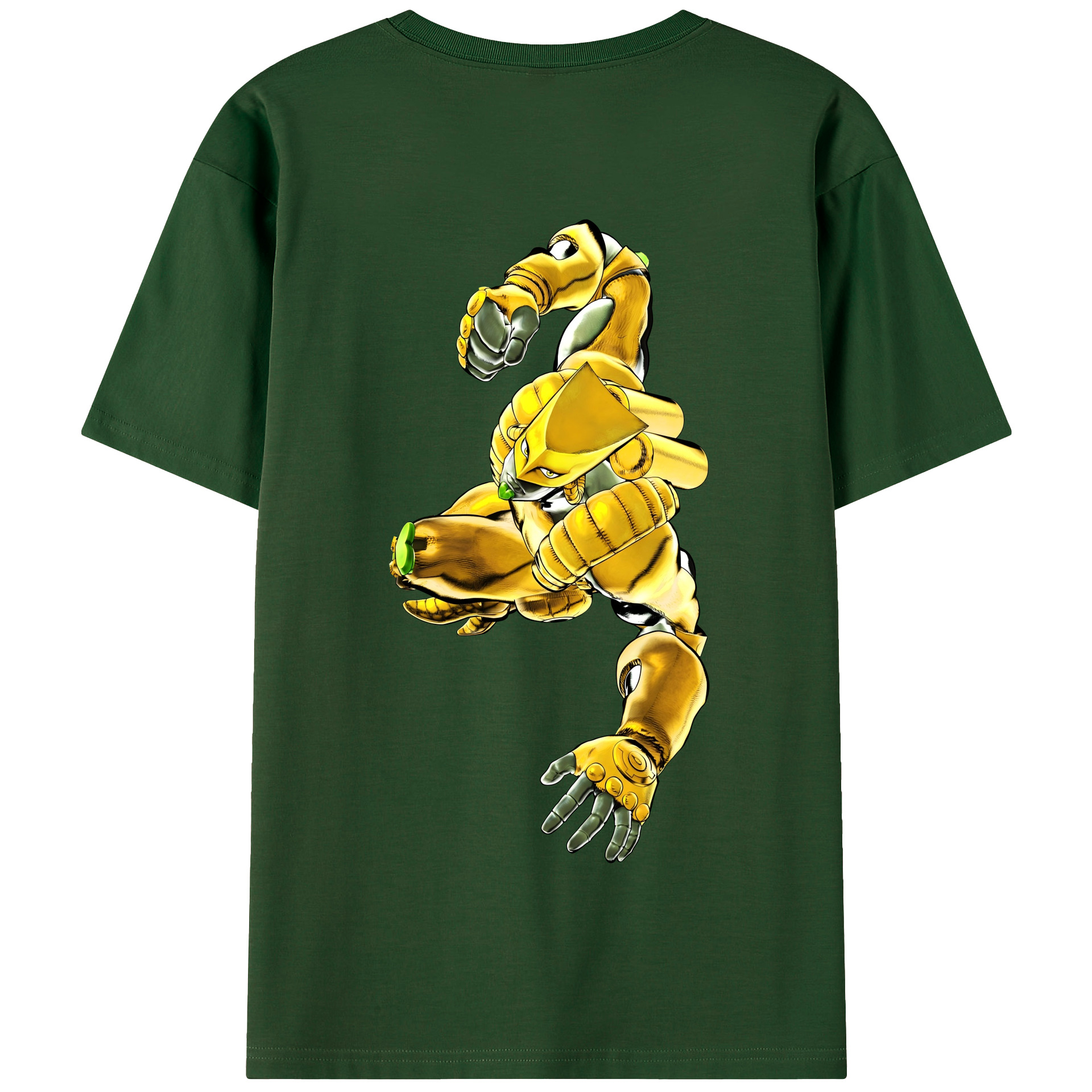 （画像用） ジョジョの奇妙な冒険 ディオ?ブランドー JoJo's Bizarre Adventure Dio Brando 綿100％半袖Tシャツ（背面プリント）